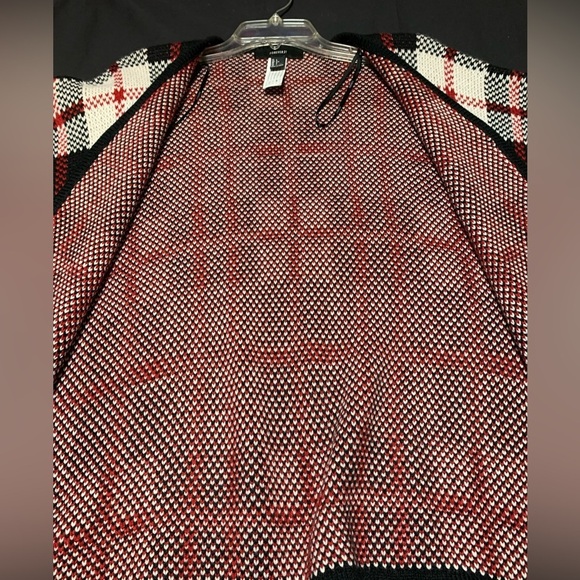 Forever 21 Square/Striped Poncho sz L - Picture 4 of 4